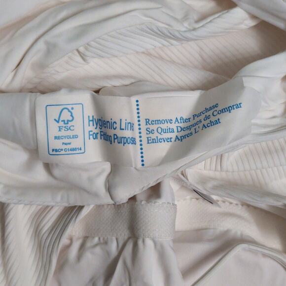 Andie Asbury Ribbed One Piece Coco High Neck Low Back Adjustable L New - Picture 5 of 10